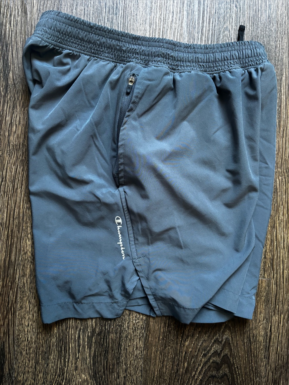 Champion | Slate Grey | 5in inseam | Athletic Shorts w/ Liner